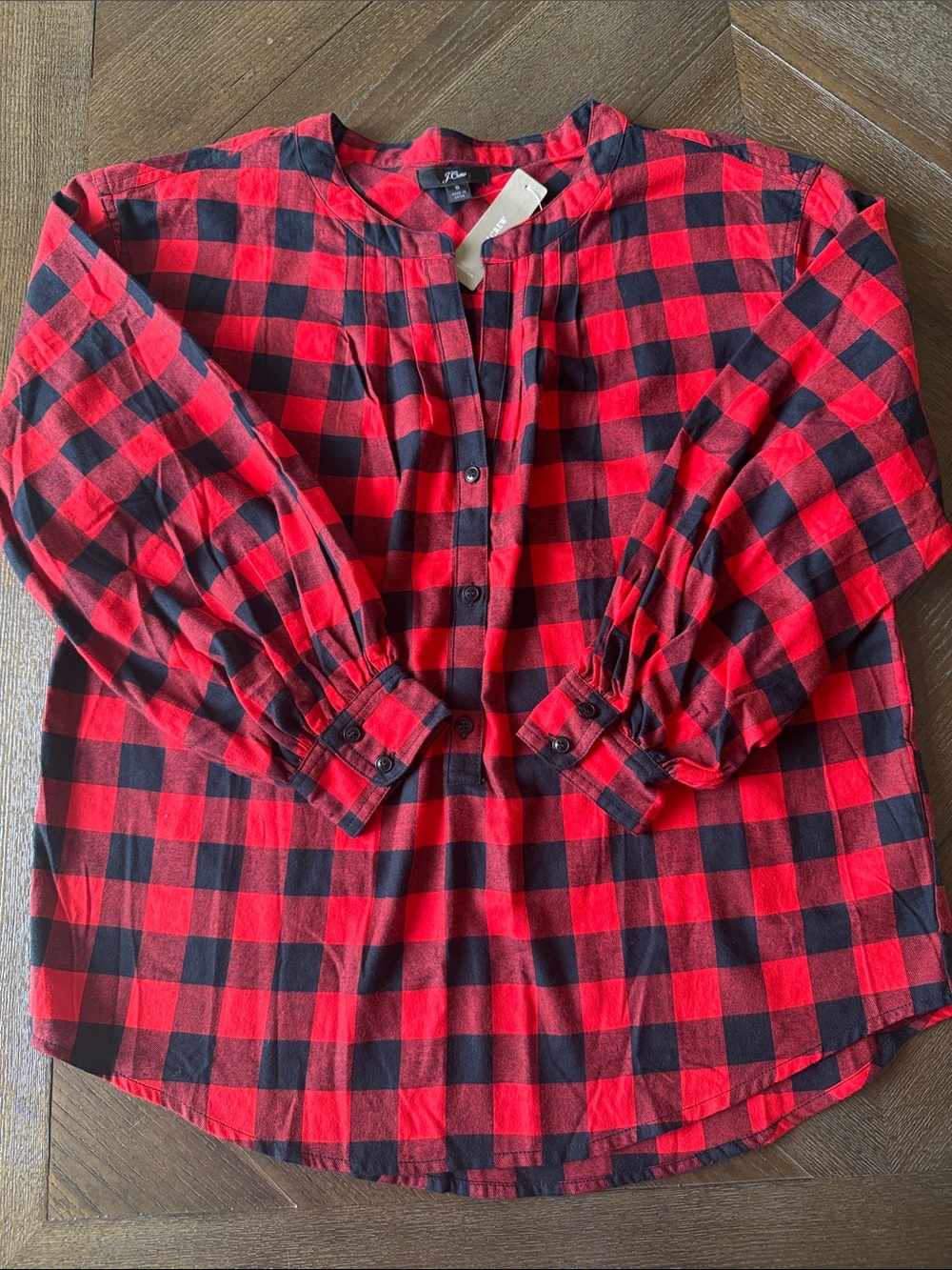 NWT J Crew Open V-neck Shirt